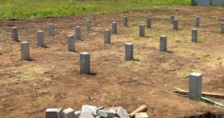 Фундамент на забивных жб сваях под ключ в Дедовске - фундамент из забивных железобетонных свай цена от 3122 руб/м2